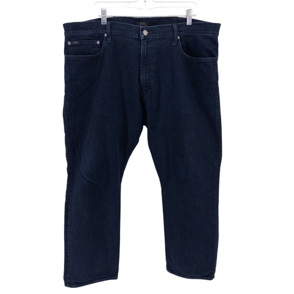 Polo Ralph Lauren Men's 40X30 (40x27 actual) Hampton Relaxed Straight Blue Jeans - Picture 2 of 16